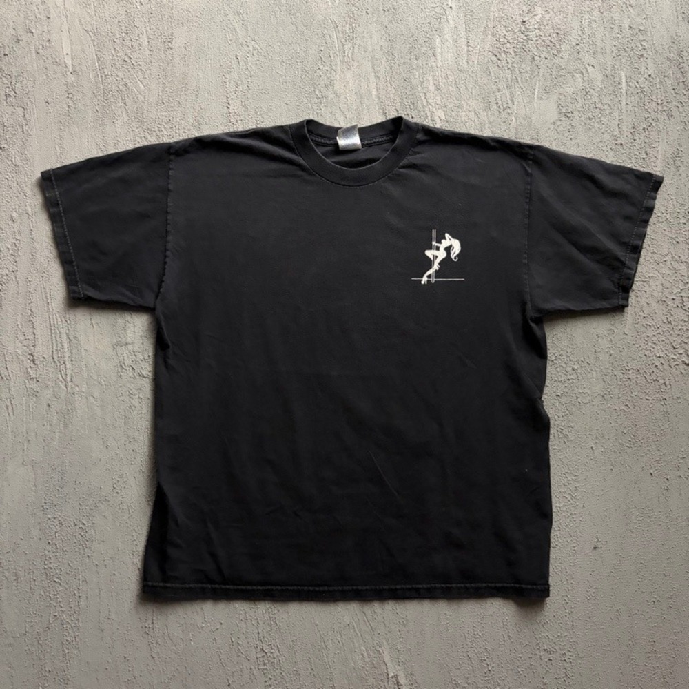 Vintage I Support Single Moms Shirt XL Black 2000s Y2K